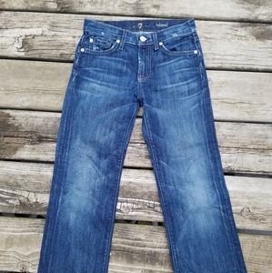 Designer 7 For All Mankind distressed denim jeans